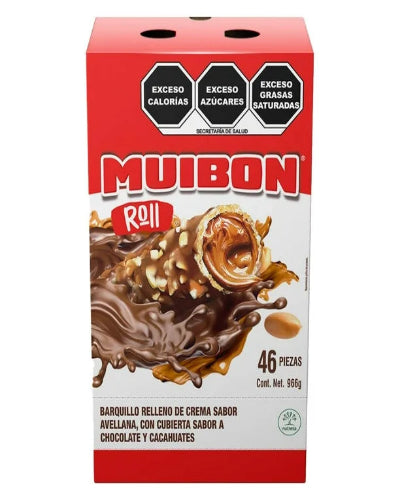 Chocolate Muibon Roll 46 pzas