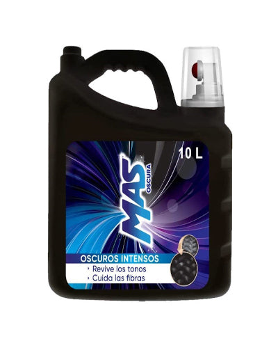 Detergente Líquido MAS Ropa Oscura 10 l