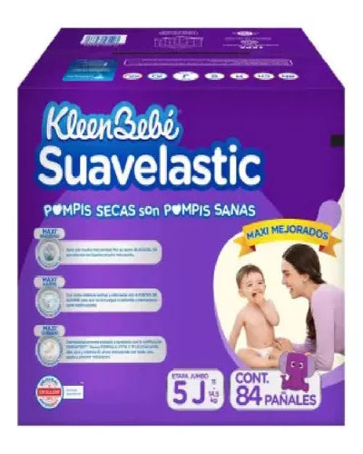 Pañales KleenBebe Jumbo 11-14.5K 84 pañales