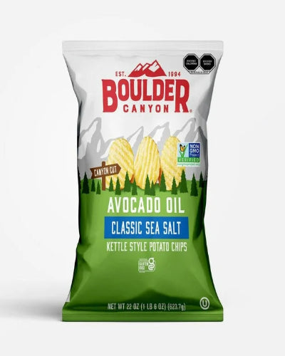 Papas fritas Boulder Canyon Con Aceite de Aguacate 623.7 g