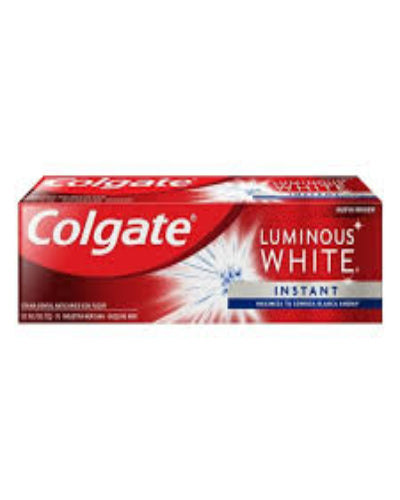 4x155 ahorra $25- Pasta Dental Colgate Luminous White Instant 75ml