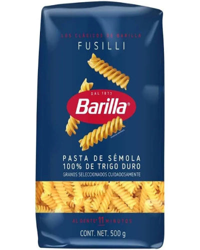 Pasta Fusilli Barilla 500grs