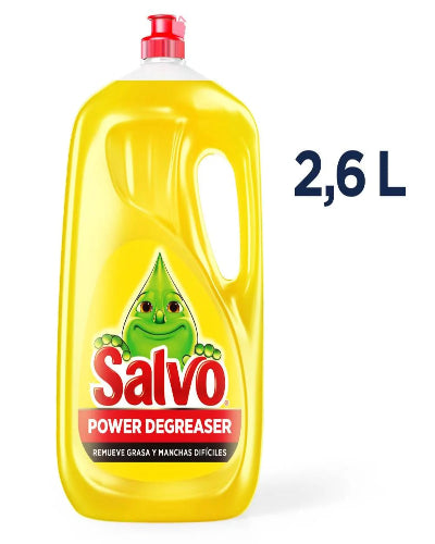 Salvo Power Degreaser Remueve Grasa y manchas dificiles 2.6 L