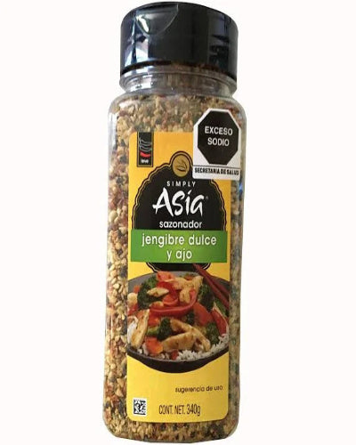 Sazonador con jengibre dulce y ajo 340 g