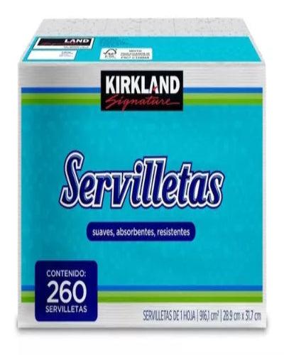 Servilletas 260 pzas Kirkland Signature