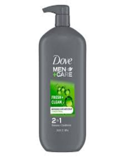Shampoo 2 en 1 Dove Men Fresh Clean 917 ml
