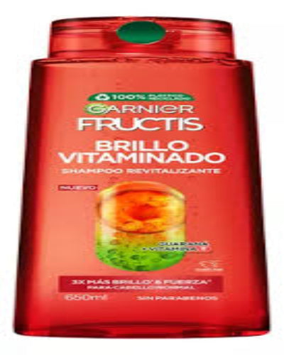 Shampoo Garnier Fructis Brillo Vitaminado Guarana 650ml