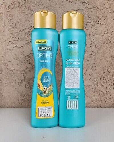 Shampoo Palmolive Optims Aceite de Semilla de Girasol 2 en 1 de 1 L