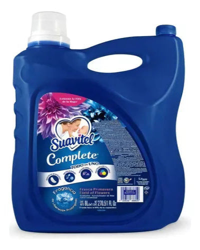 Suavizante de Telas Suavitel Complete Fresca Primavera 8 l
