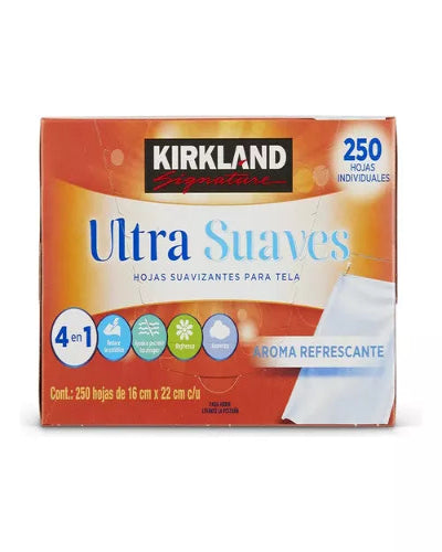 Toalla Secadora Kirkland Hoja Suavizantes para tela 250