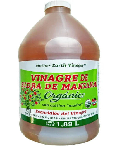 Vinagre de Sidra de manzana Organico 1.89L (Mother Earth)