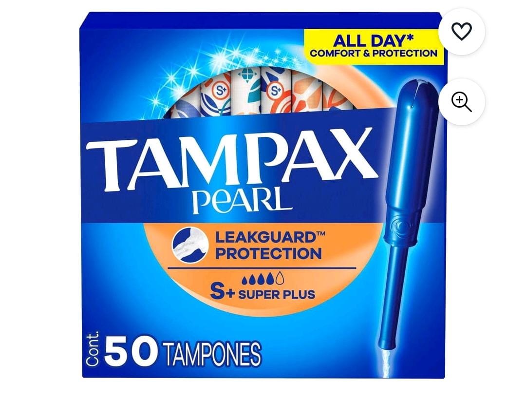 Tampones Tampax Pearl Super Plus 50 pzas
