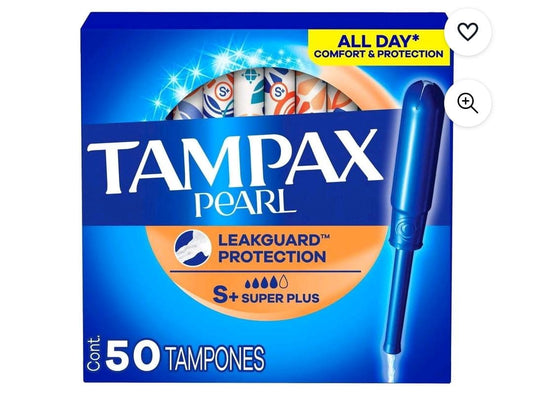 Tampones Tampax Pearl Super Plus 50 pzas