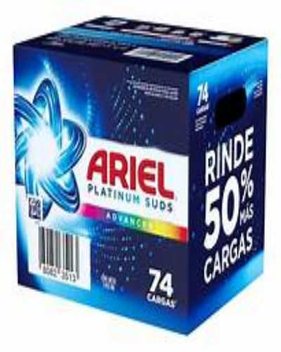 Detergente Ariel PLatinum Suds Avanced 7.992kg