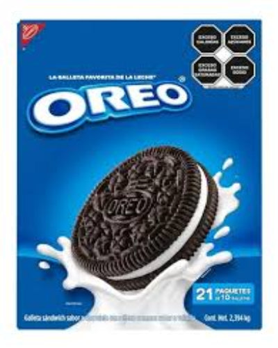 Caja Galleta Oreo 21 Piezas 114grs c/u