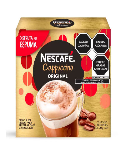 Caja Nescafe Cappucino Original 30/20grs