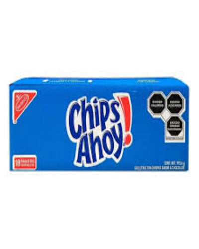Caja Chips Ahoy 18 paq galletas con 6 c/u