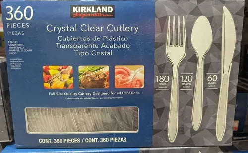 Cubiertos Kirkland 360pzas