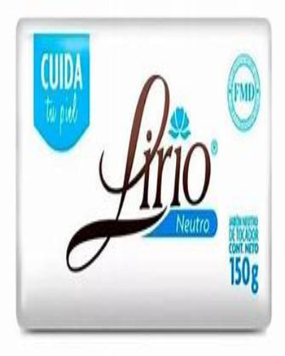 3x45 ahorra $3- Jabon Lirio Neutro Cuida tu piel Azul 150 grs