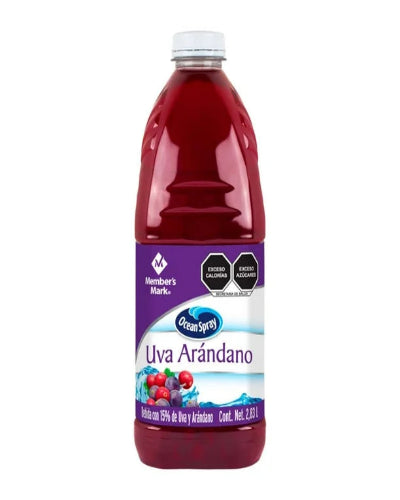 Bebida con Uva y Arándano Member's Mark Ocean Spray  2.83 l